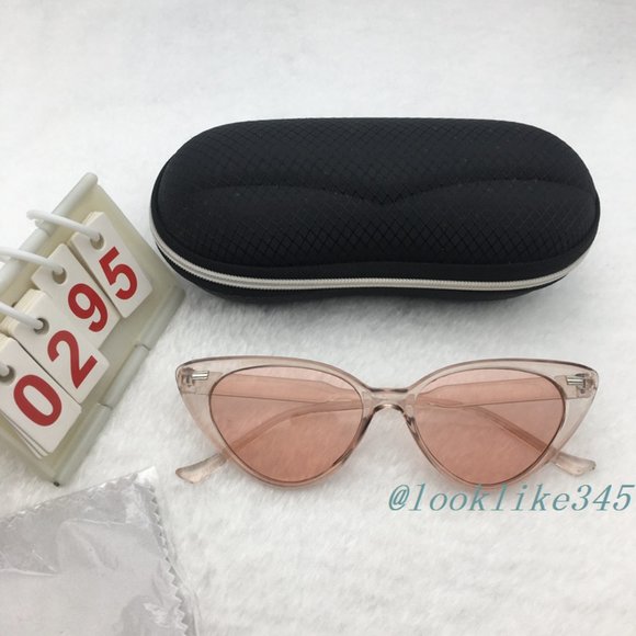 Accessories - Pink Frame Pink Cat Eyes Lens Sunglasses